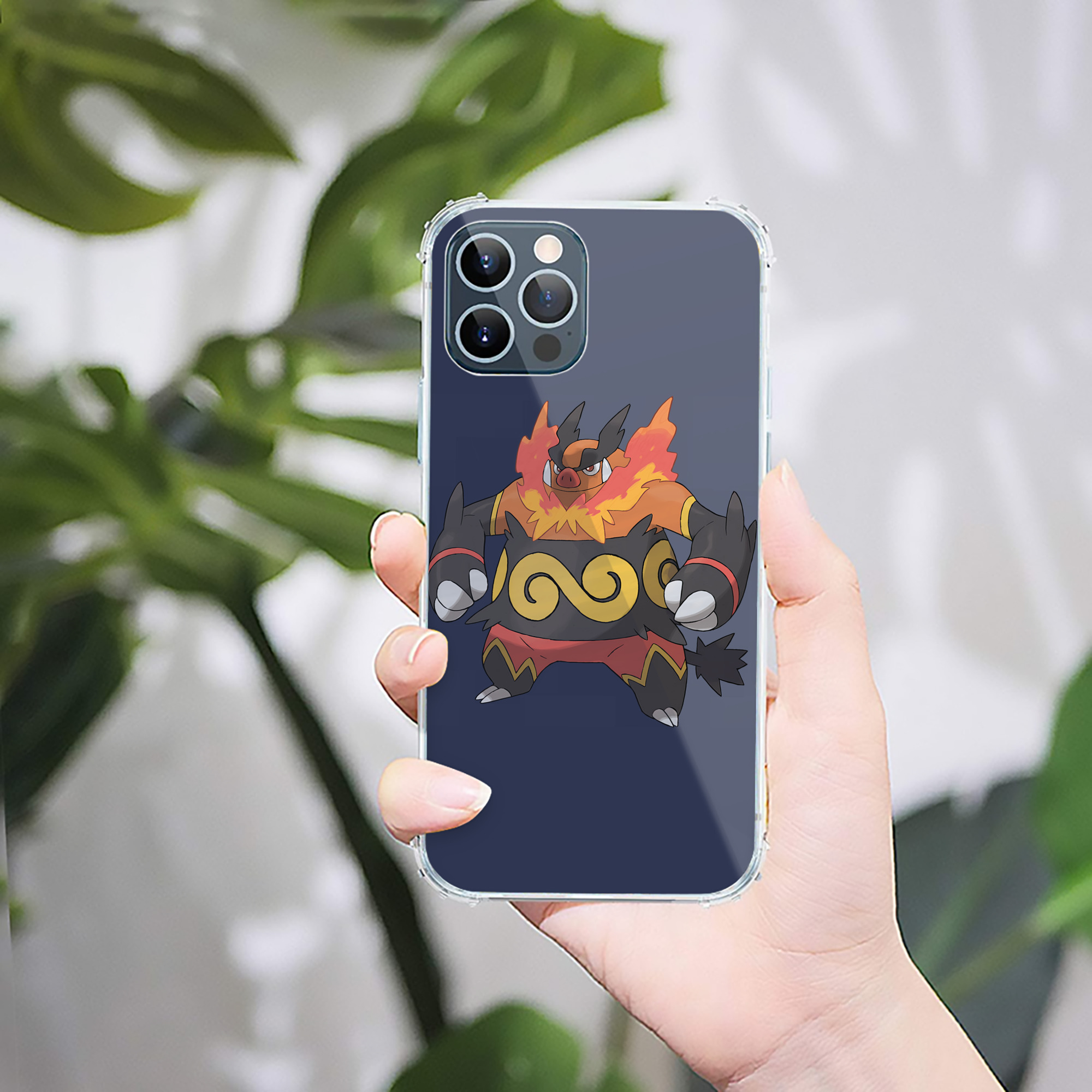 （画像用） ポケットモンスター Pokémon 【iPhone 12シリーズ対応】透明スマホケース（クリアソフトケース）